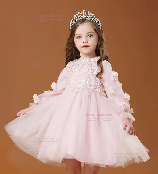 Birthday Dress / Vintage inspired  Gown/Tule dress/ toddler  dress/ princess dress/ flower girl dress/ 3 different designs Lady Versus