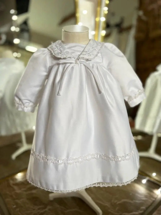 Hight quality white Christening baby dress  /Christening Dress / Vintage style dress / In stock Lady Versus