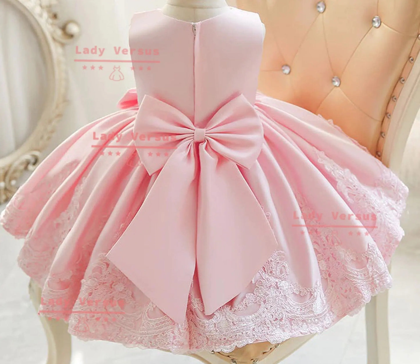Baby Girl Baptism Dress/ First birthday Dress/ Baby Girl Baptism Outfit / birthday princess gown / flower girl dress /