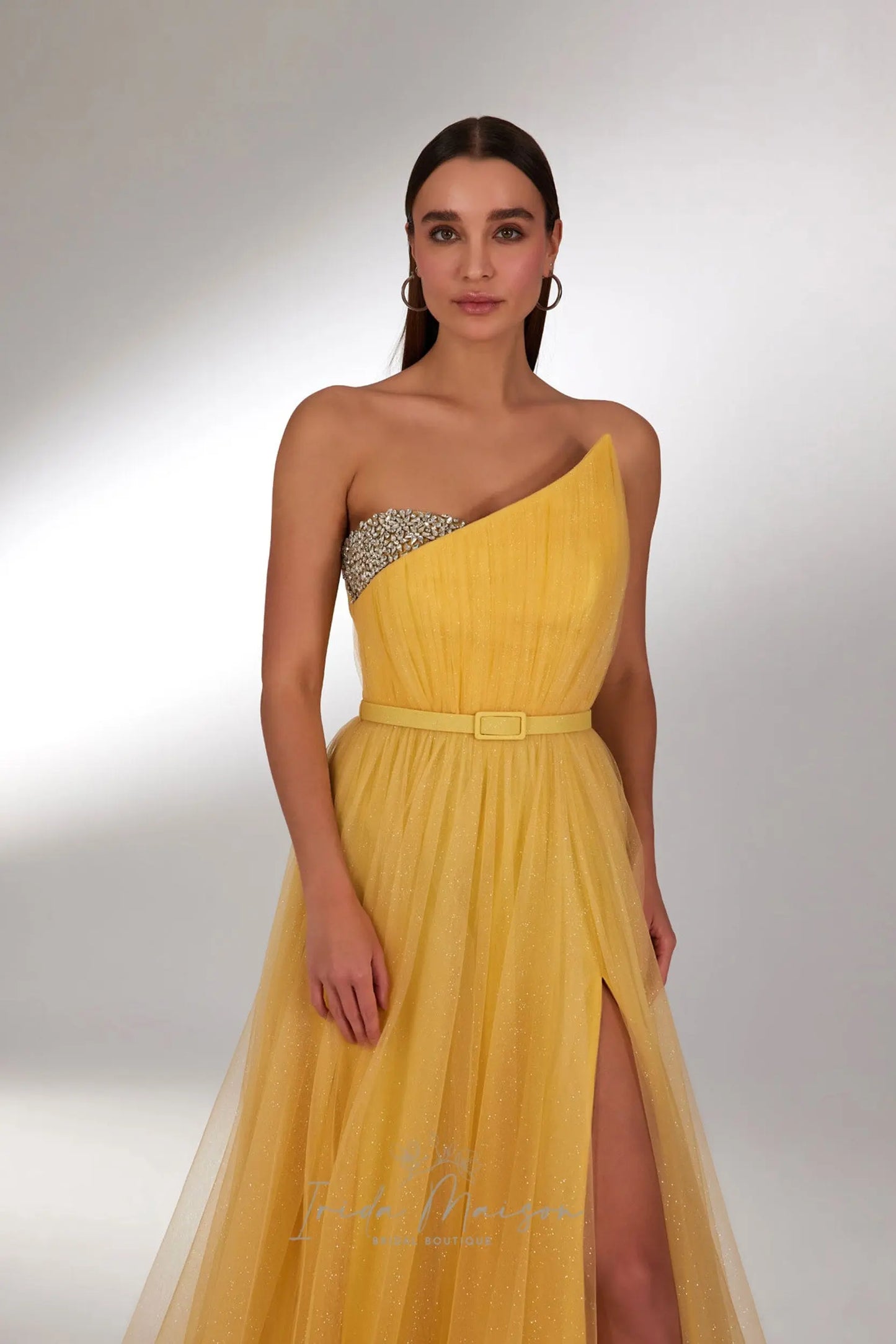 Unique Light sparkling tulle long Prom dress, Cocktail Dress, long Dress, Red Carpet Dress, Party Dress, Special Occasion Dress, Event Dress
