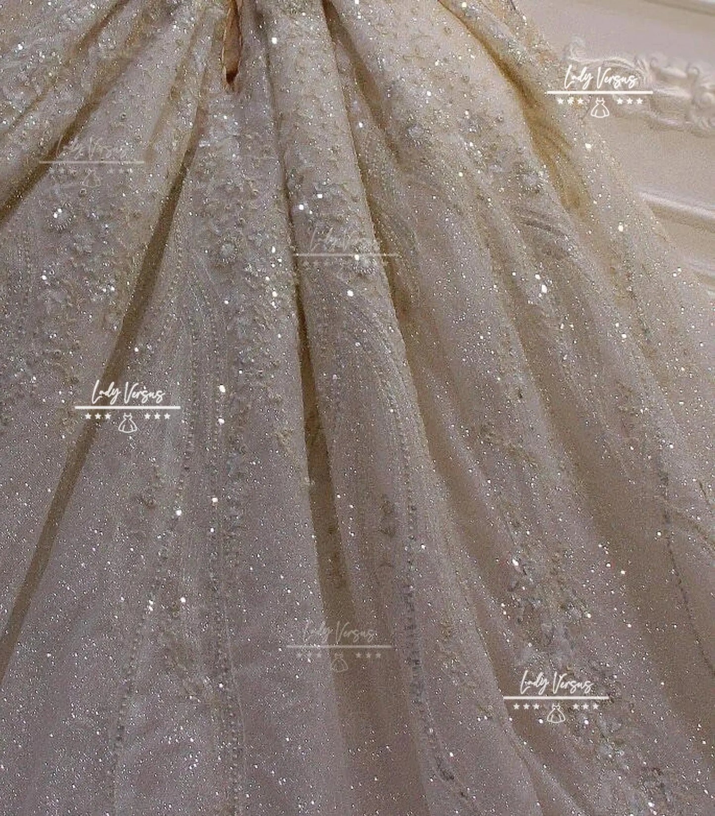 Luxury bridal princess dress/ Extravagant bridal gown/Gorgeous hand beaded wedding dress/ ball gown
