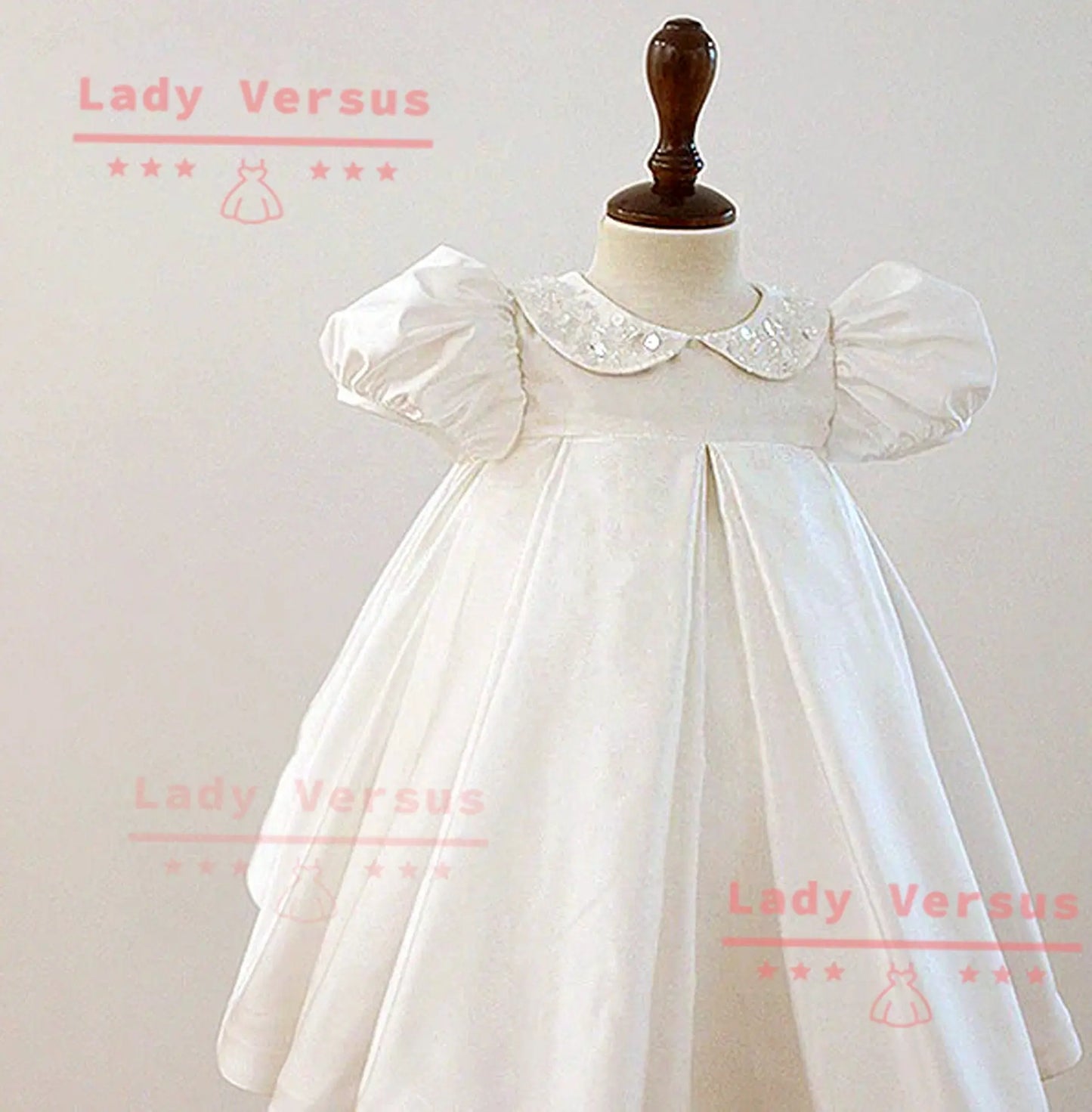 Baby Girl Baptism Dress  | Baby Girl Christening Gown | Baby Girl Baptism Outfit | girls  birthday princess gown / flower girl dress