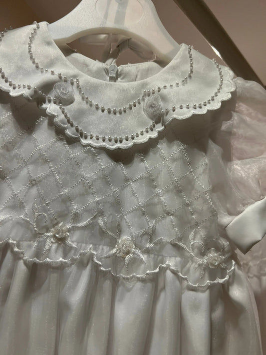 Hight quality Christening baby dress with matching hat /Christening Dress / Vintage style dress /only 1 In stock Lady Versus