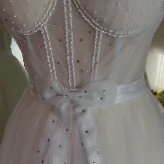 Unique  Wedding dress/ Prom Dress/ Bridesmaids dress/ Flower girls dress / Occasional dress/ photoshoot dress / Birthday dress / Prom Dress