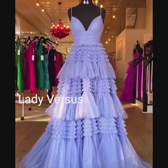 Colours to choose/Bridal frilly dress/ Off Shoulder Ruffle skirt/ spaghetti straps/ evening dress/ prom dress/ wedding dress